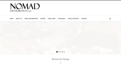 Desktop Screenshot of nomadistribution.com.au